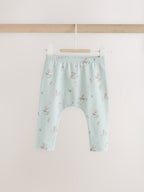 Sage Green Fairy Mouse Baby Leggings 5 Pack (0mths-2yrs)