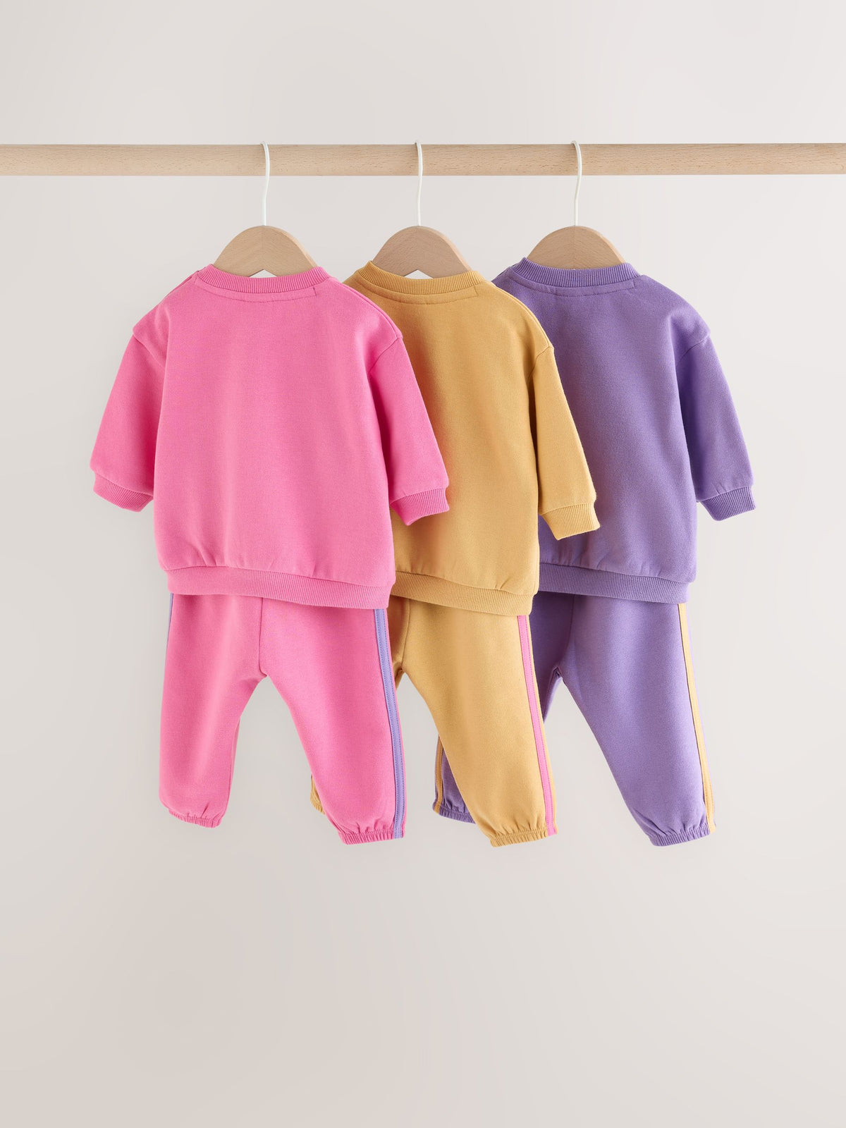 Purple Sweat and Jogger Baby 6 Piece Set (0mths-2yrs)