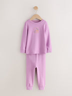 Lilac Purple Unicorn Snuggle Pyjamas 3 Pack (9mths-12yrs)