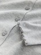Pink/Grey/Brown Cardigan Wide Leg Pyjamas 3 Pack (3-16yrs)