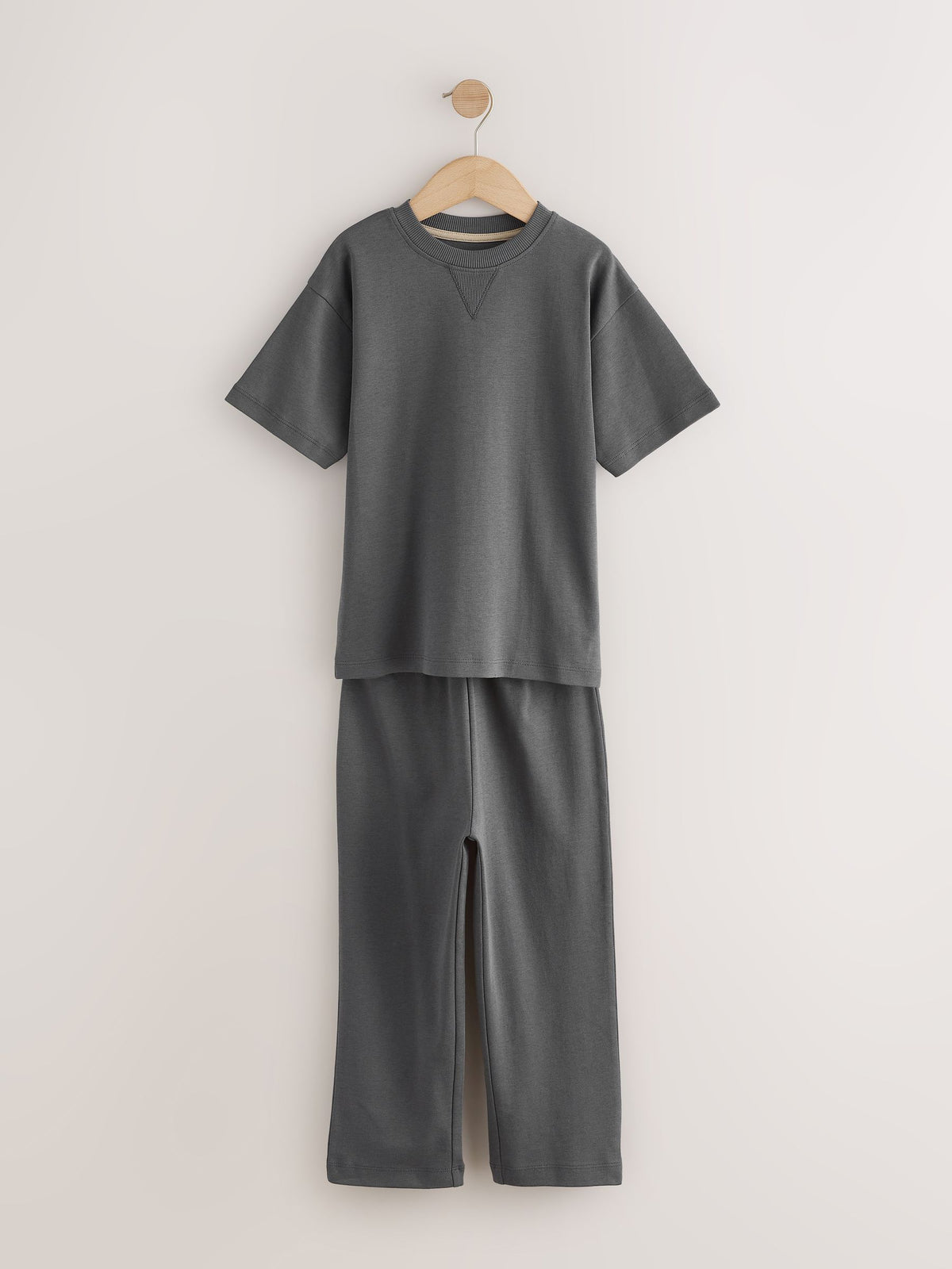 Grey/Stone/Black Short Sleeve Jogger Pyjamas 3 Pack (3-16yrs)