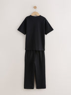 Grey/Stone/Black Short Sleeve Jogger Pyjamas 3 Pack (3-16yrs)