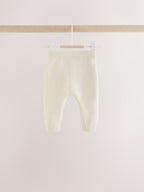 Neutral Fairisle Christmas Knitted Jumper and Leggings Set (0mths-2yrs)