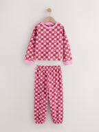 Pink/Brown Bow Jogger Pyjamas 3 Pack (9mths-16yrs)