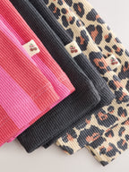 Animal Printed Sweat Top and Leggings Baby Set 6 Pack (0mths-2yrs)