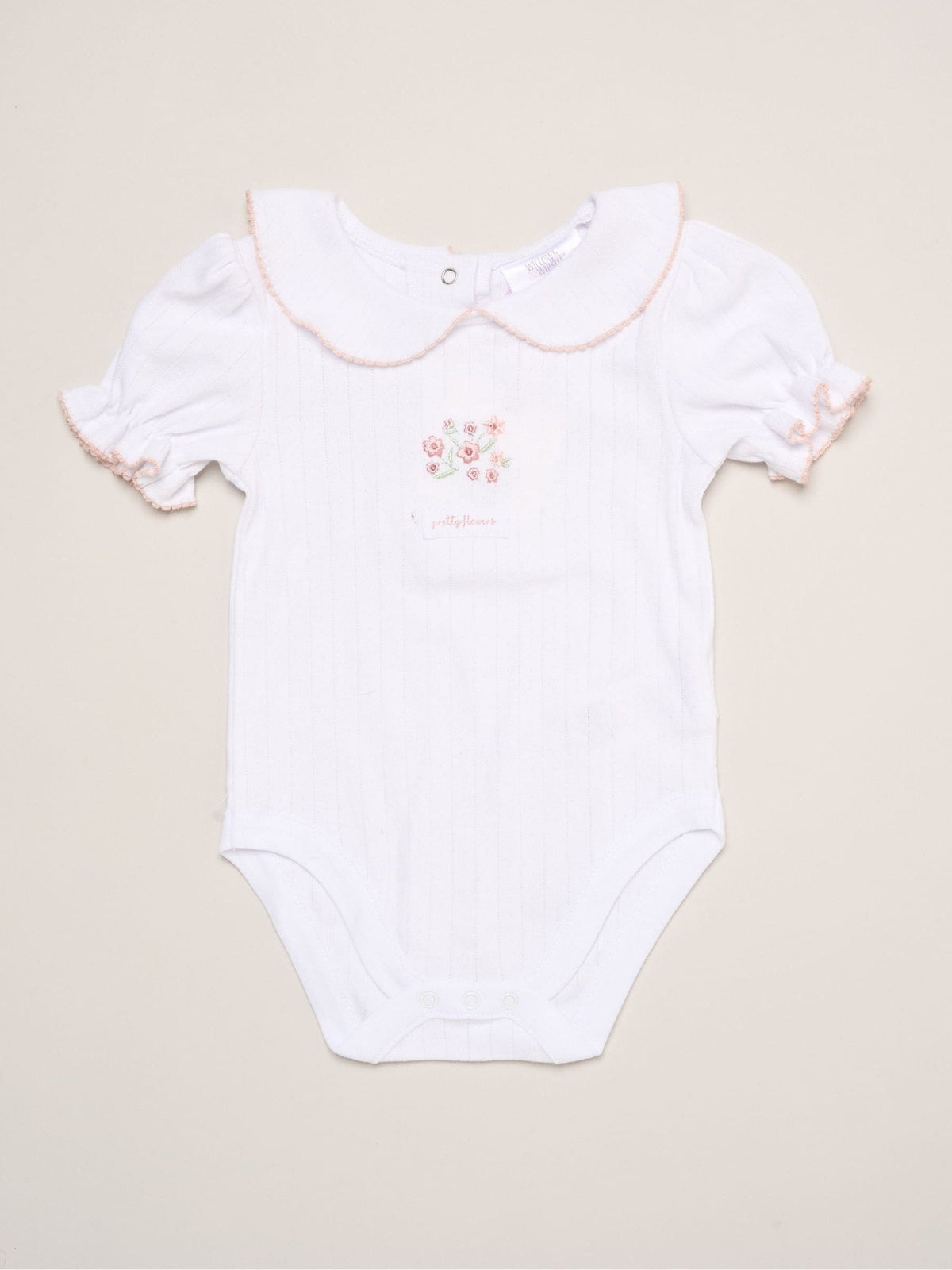 Rock-A-Bye Baby Boutique Pink Teddy Print Outfit Set 4 Piece