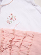 Rock-A-Bye Baby Boutique Pink Teddy Print Outfit Set 4 Piece