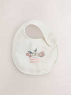 Pink/Cream Brunch Baby Bibs 3 Pack