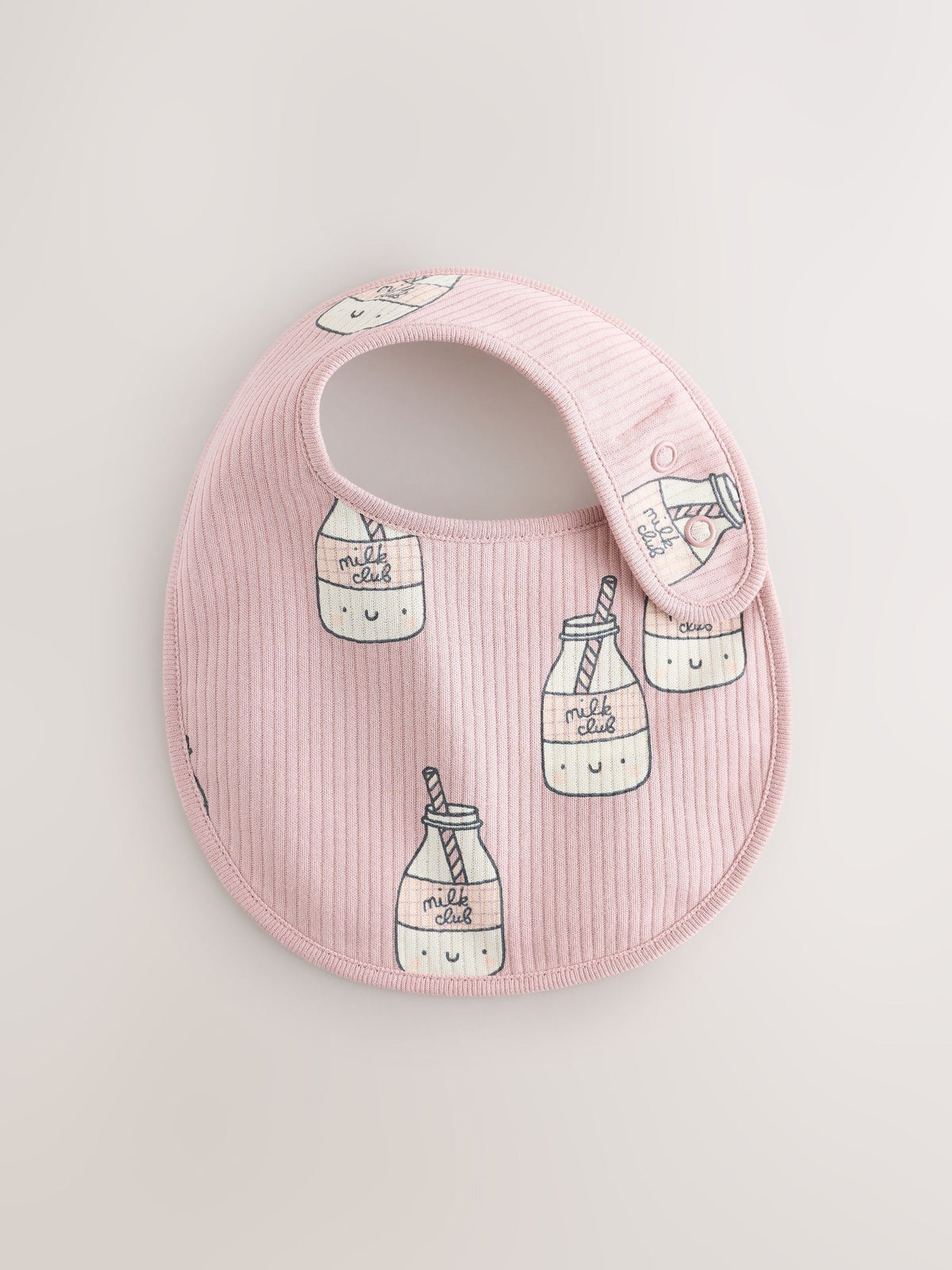 Pink/Cream Brunch Baby Bibs 3 Pack