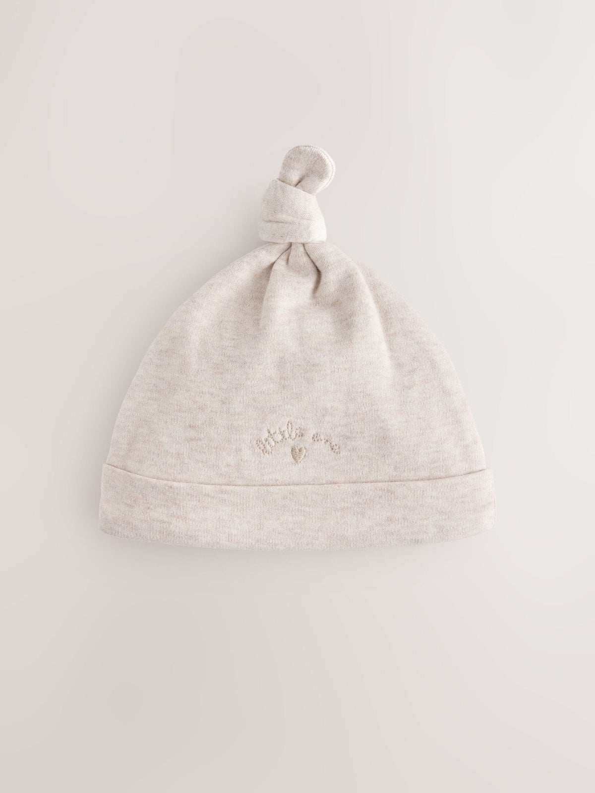 Neutral Bunny Tie Top Baby Hats 3 Pack (0-12mths)
