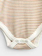 JoJo Maman Bébé Brown Bear Jersey Dungaree & Bodysuit Set