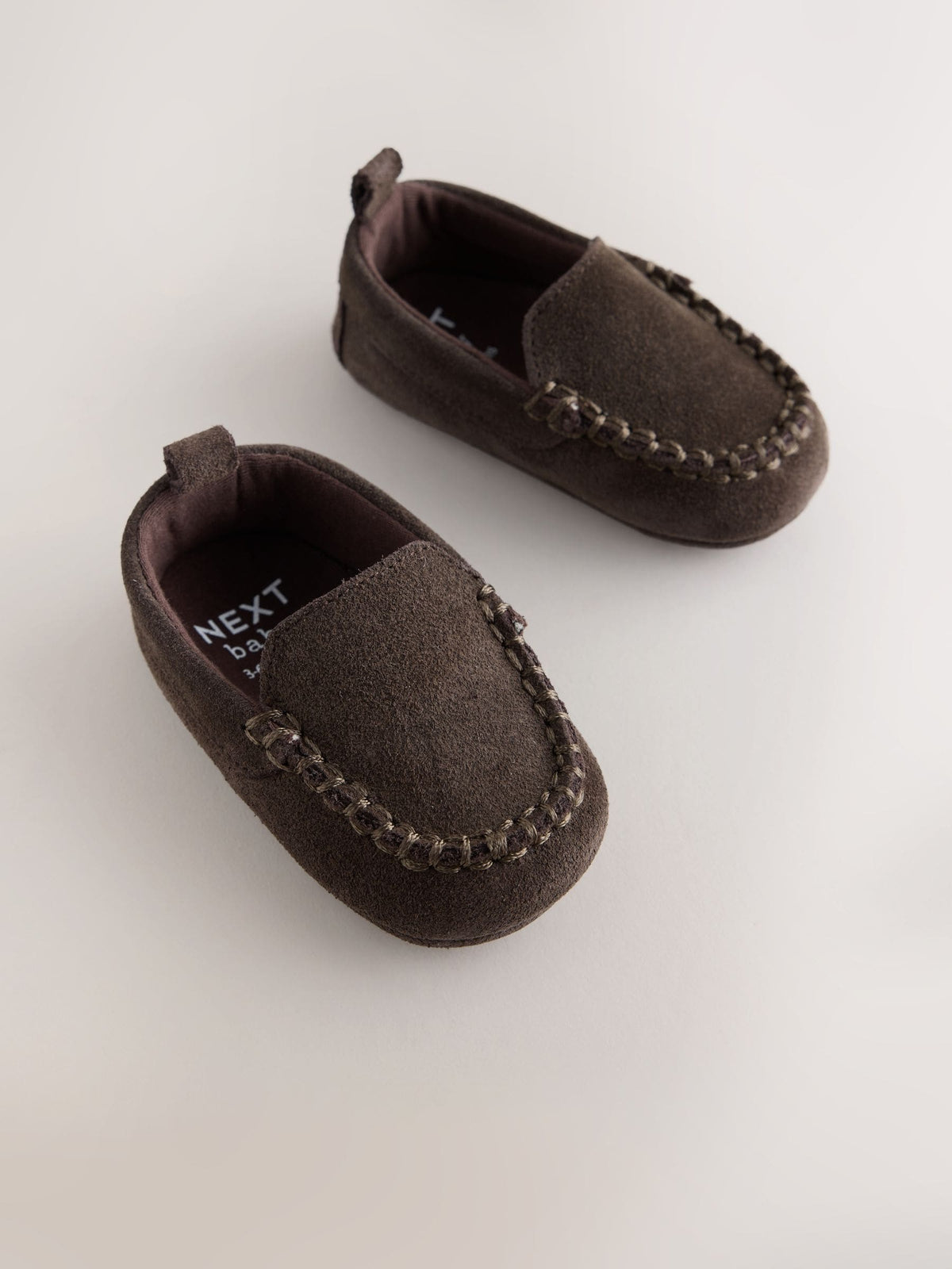 Chocolate Brown Suede Shoes (0-24mths)
