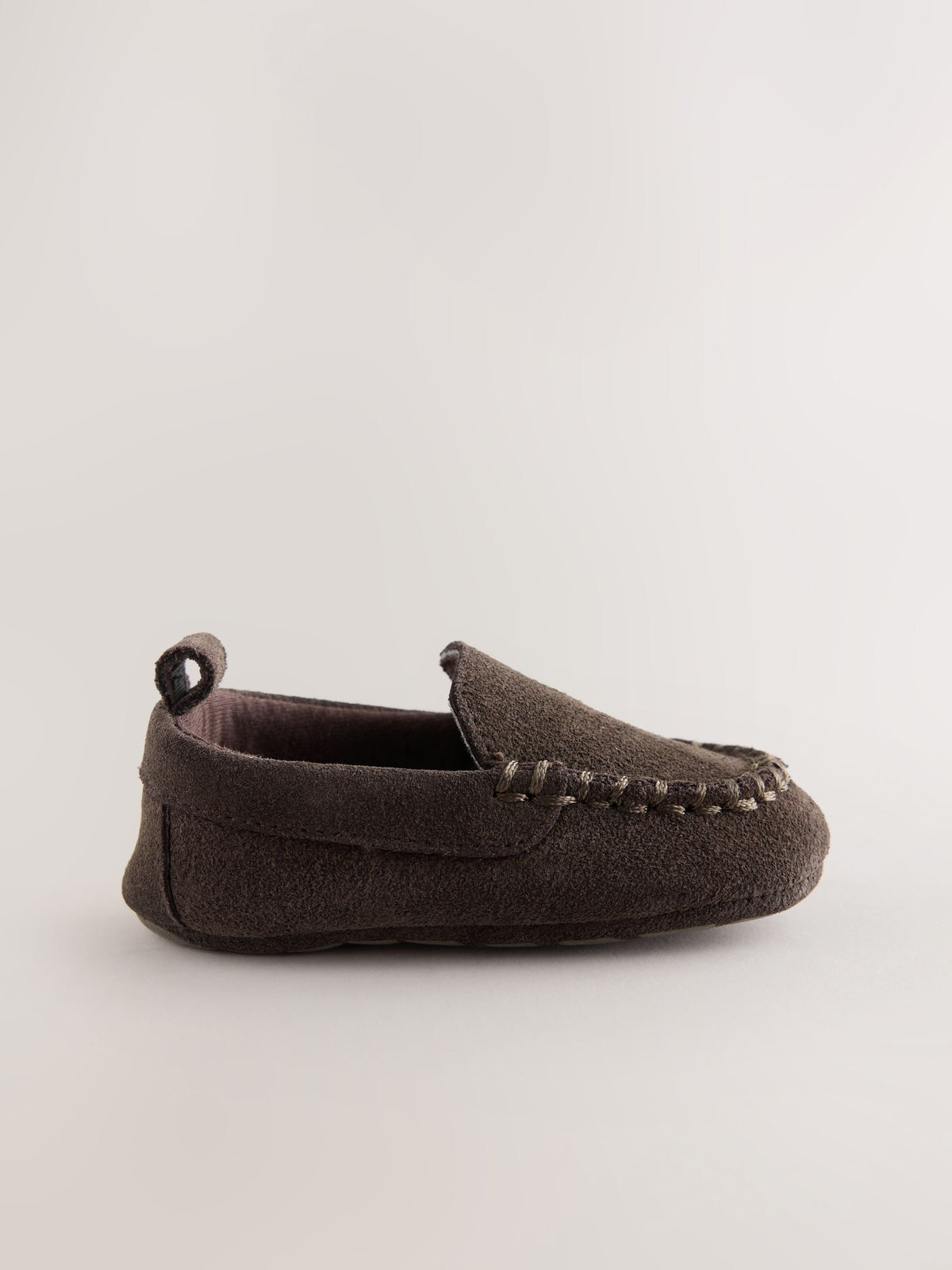 Chocolate Brown Suede Shoes (0-24mths)