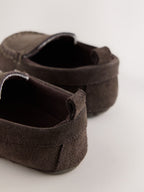 Chocolate Brown Suede Shoes (0-24mths)