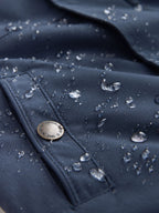 Navy Waterproof Borg Lined Parka (3mths-7yrs)