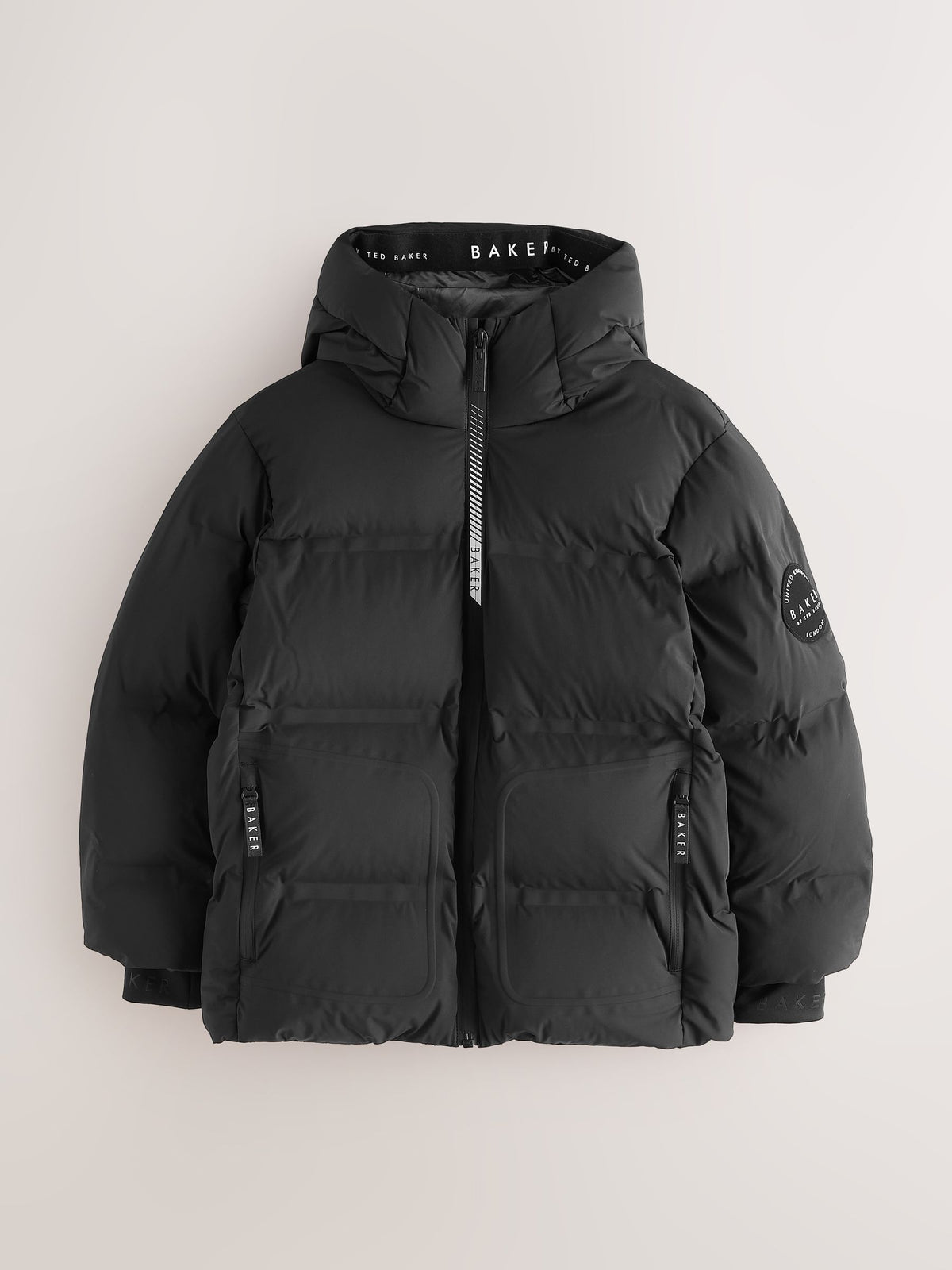 Baker by Ted Baker Black Shower Resistant Padded Coat