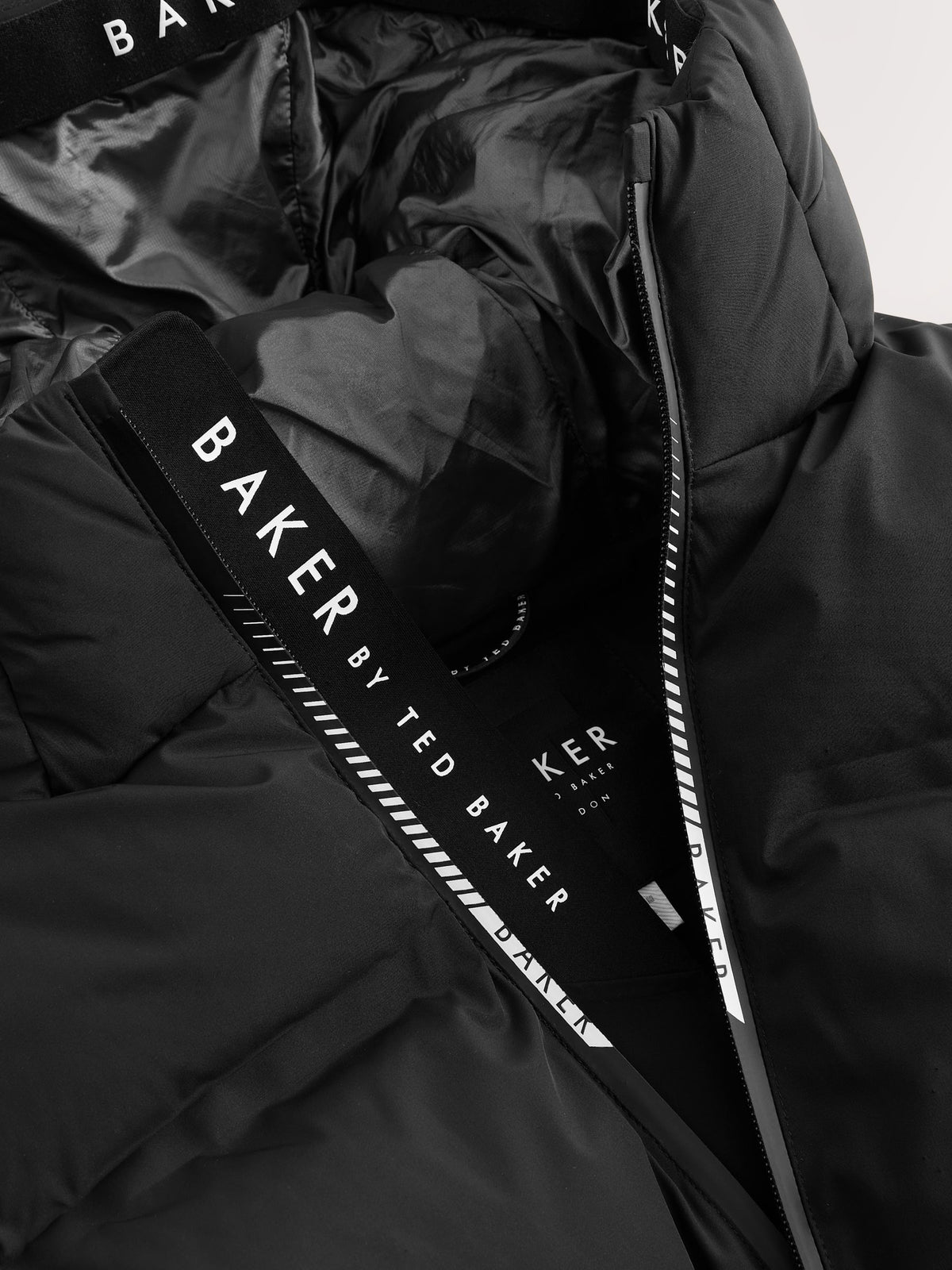 Baker by Ted Baker Black Shower Resistant Padded Coat