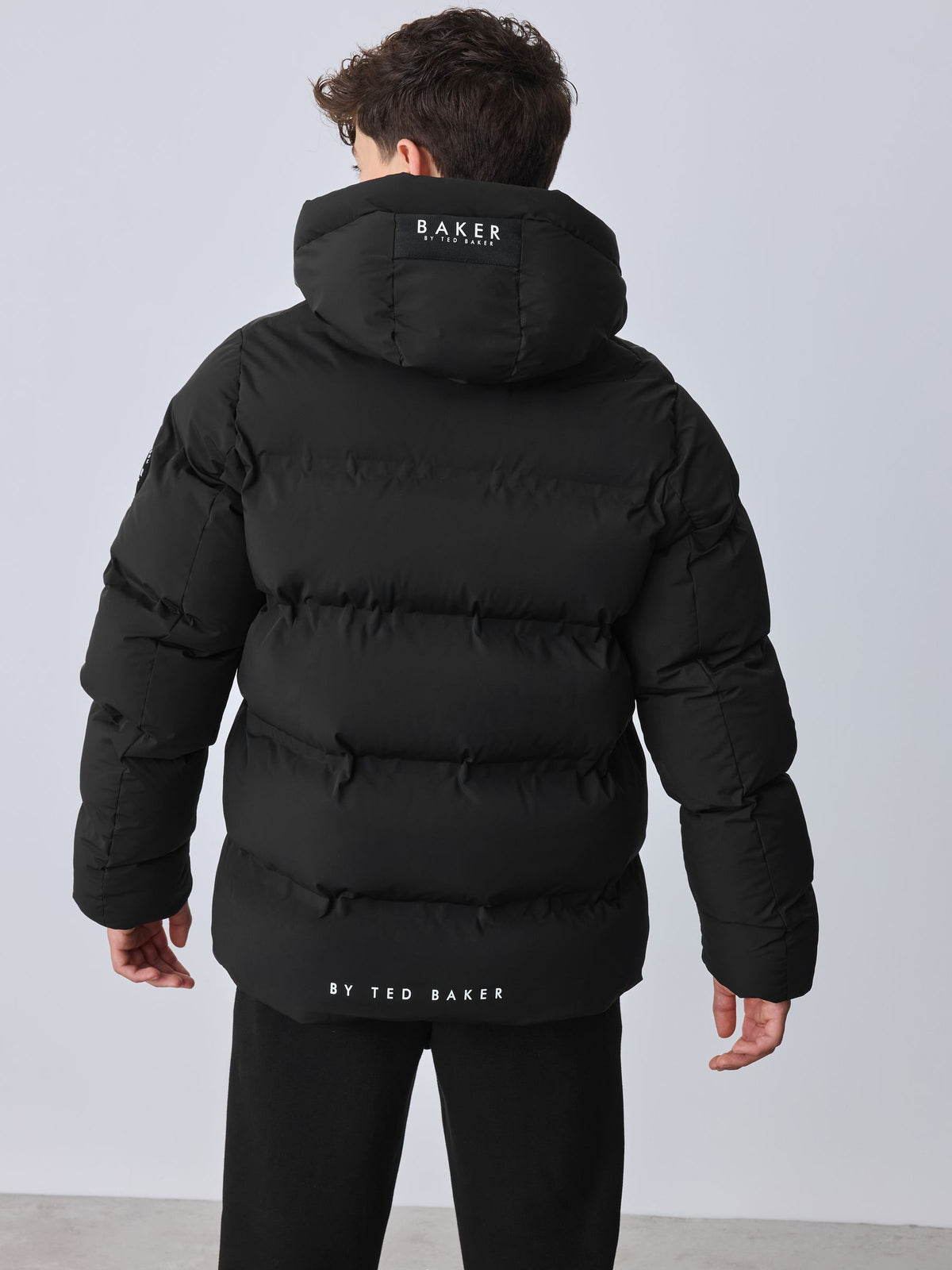 Baker by Ted Baker Black Shower Resistant Padded Coat