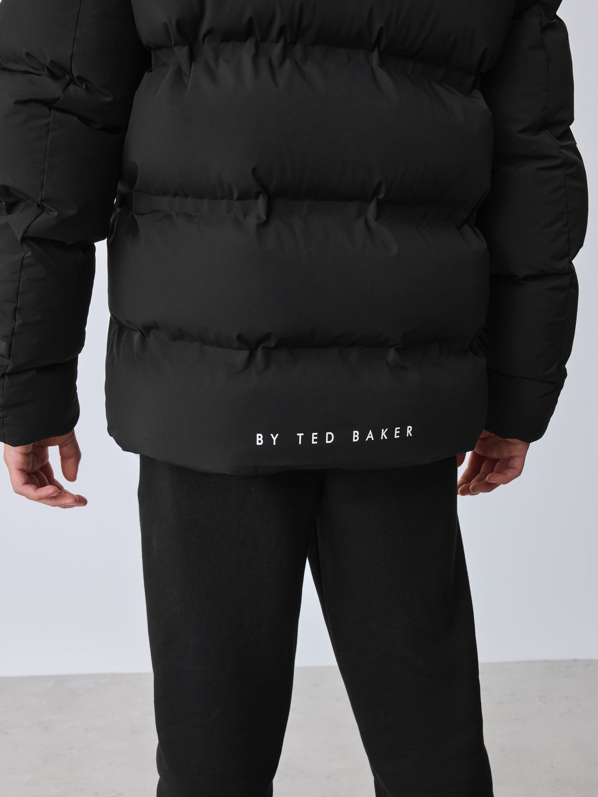 Baker by Ted Baker Black Shower Resistant Padded Coat