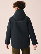 Navy Waterproof Fleece Lined Anorak Jacket (3-17yrs)