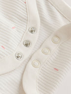 Cream Milk Club Baby Sleepsuit, Bodysuit, Bib and Hat Set 4 Piece (0-9mths)