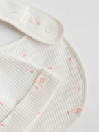 Cream Milk Club Baby Sleepsuit, Bodysuit, Bib and Hat Set 4 Piece (0-9mths)