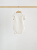 Cream Milk Club Baby Sleepsuit, Bodysuit, Bib and Hat Set 4 Piece (0-9mths)