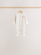 Multi Floral Baby Sleepsuits 4 Pack (0mths-3yrs)