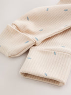 Neutral Milk Club Baby Sleepsuit, Bodysuit, Beanie and Bib Set 4 Piece (0-12mths)