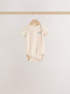 Neutral Milk Club Baby Sleepsuit, Bodysuit, Beanie and Bib Set 4 Piece (0-12mths)
