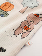 Sage Green Pumpkin Sleepsuits 3 Pack (0mths-2yrs)