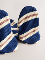 Blue/Brown Stripe Baby Sleepsuits 3 Pack (0mths-2yrs)