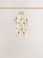 Blue/Red Patterned Baby Sleepsuits 5 Pack (0mths-3yrs)