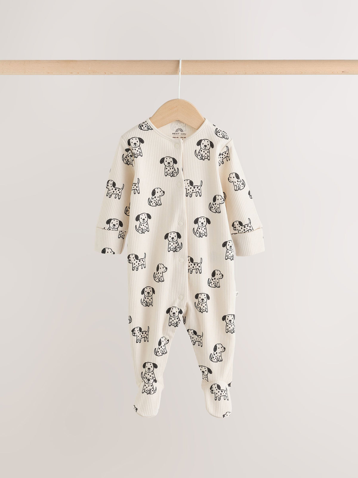 Grey Dog Baby Sleepsuits 4 Pack (0mths-2yrs)