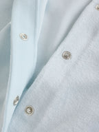 Pale Blue Velour Sleepsuit (0-3yrs)