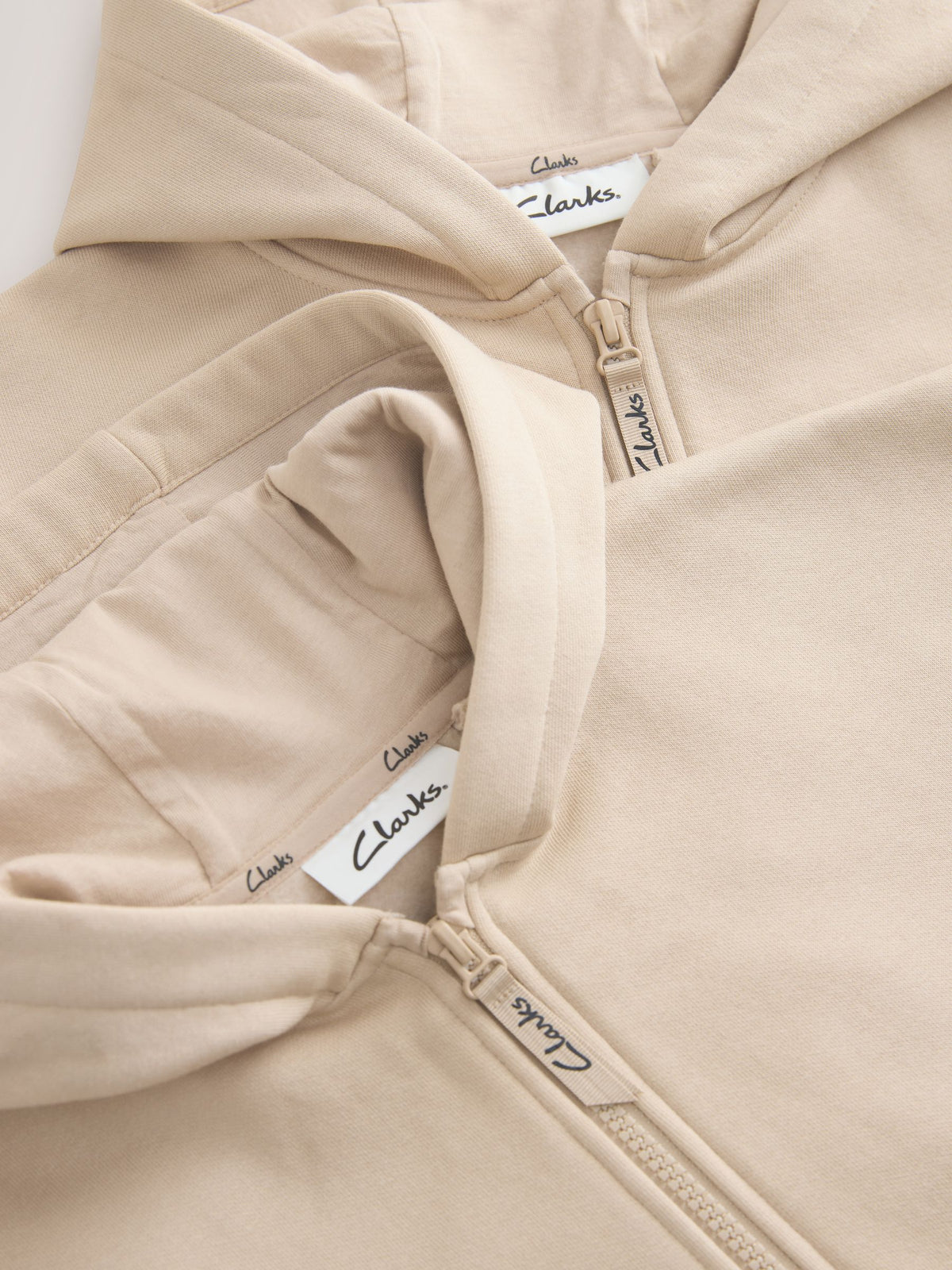 Clarks Stone Zip Through Sweat Hoodies 2 Pack