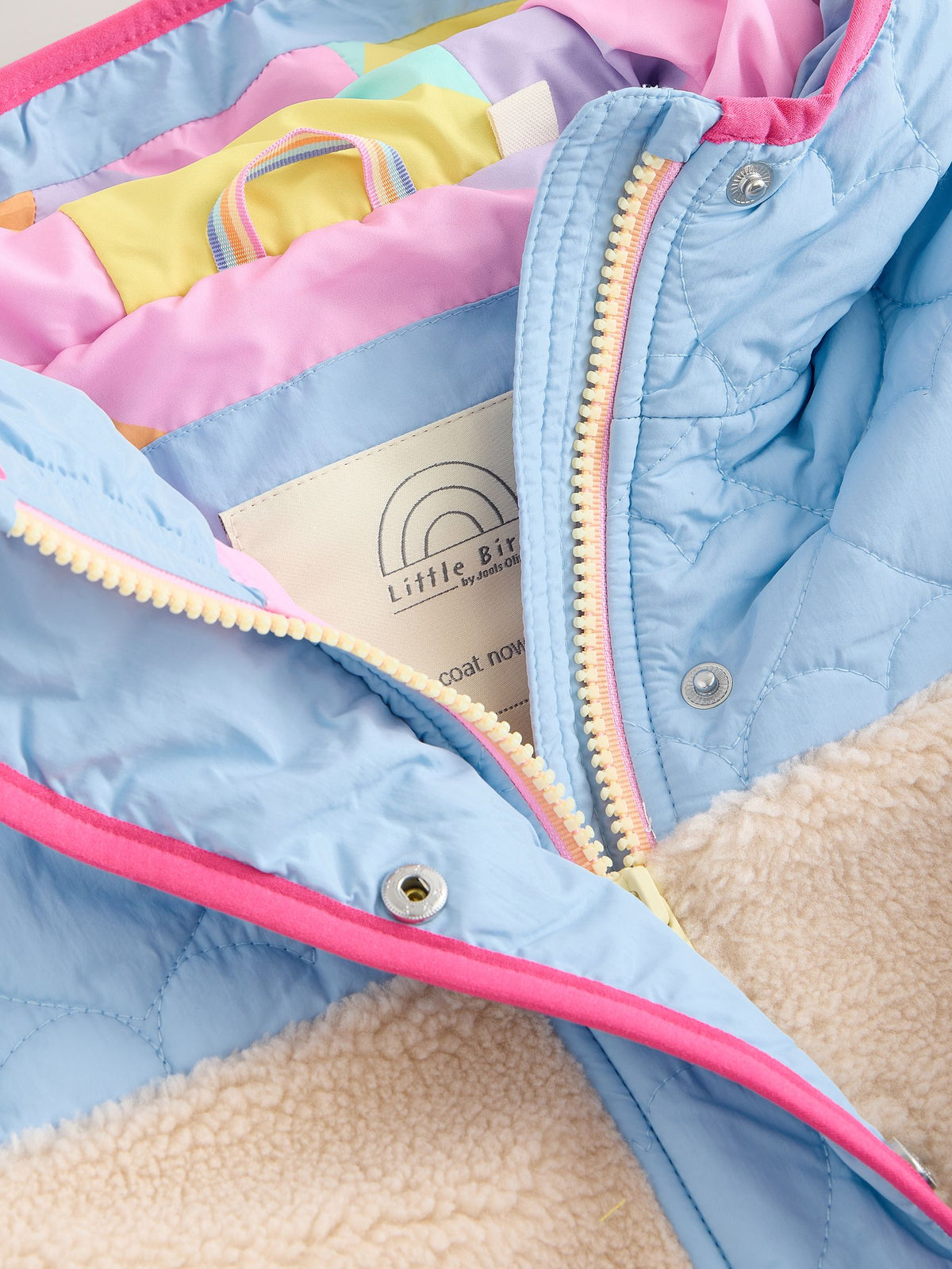 Little Bird Blue Heart and Borg Jacket