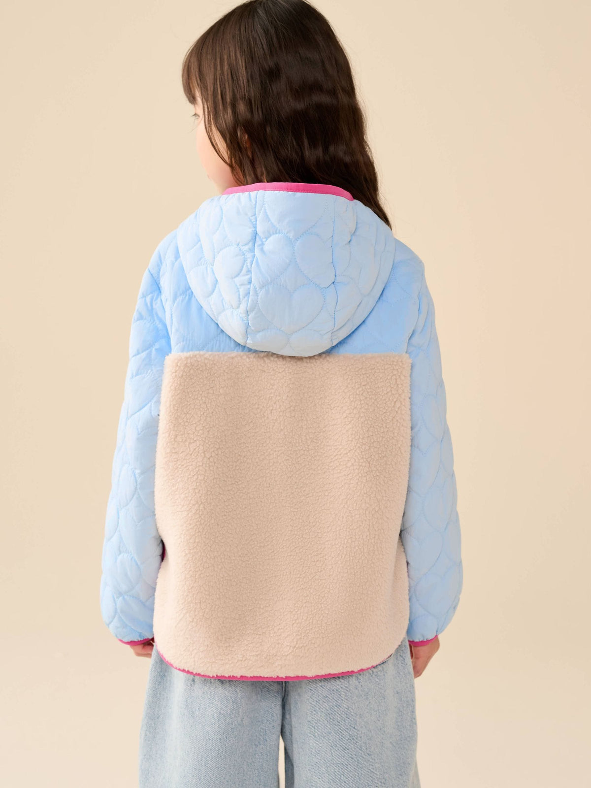 Little Bird Blue Heart and Borg Jacket
