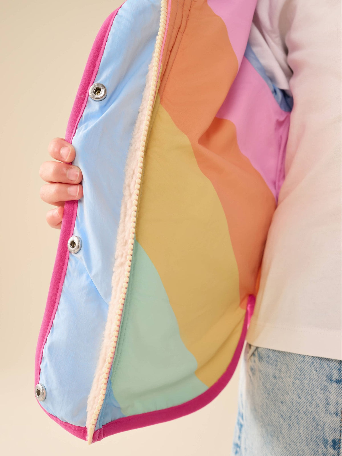 Little Bird Blue Heart and Borg Jacket