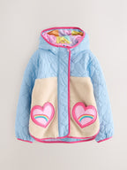 Little Bird Blue Heart and Borg Jacket