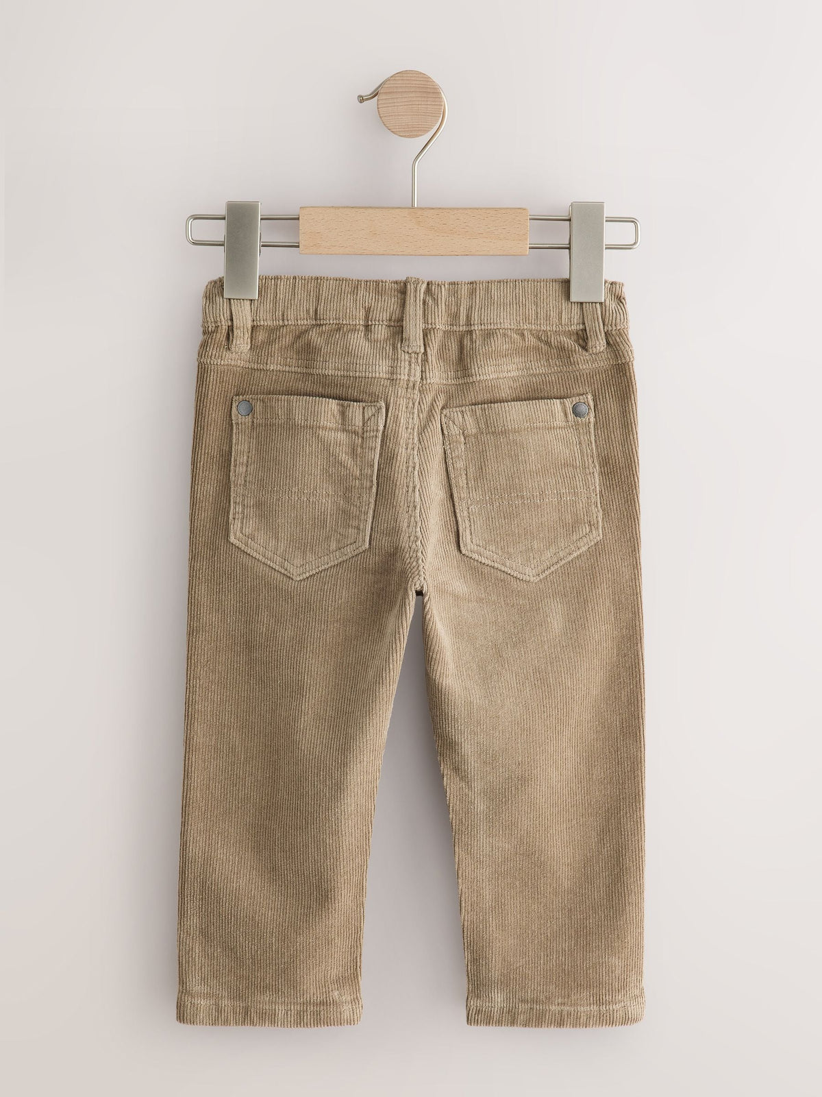 Navy/Stone Corduroy Trousers 2 Pack (3mths-7yrs)
