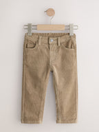 Navy/Stone Corduroy Trousers 2 Pack (3mths-7yrs)