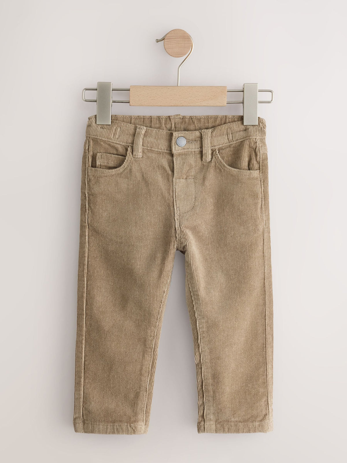 Navy/Stone Corduroy Trousers 2 Pack (3mths-7yrs)