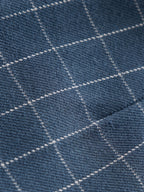 Navy Grid Check Loose Fit Cosy Smart Trousers (3mths-7yrs)