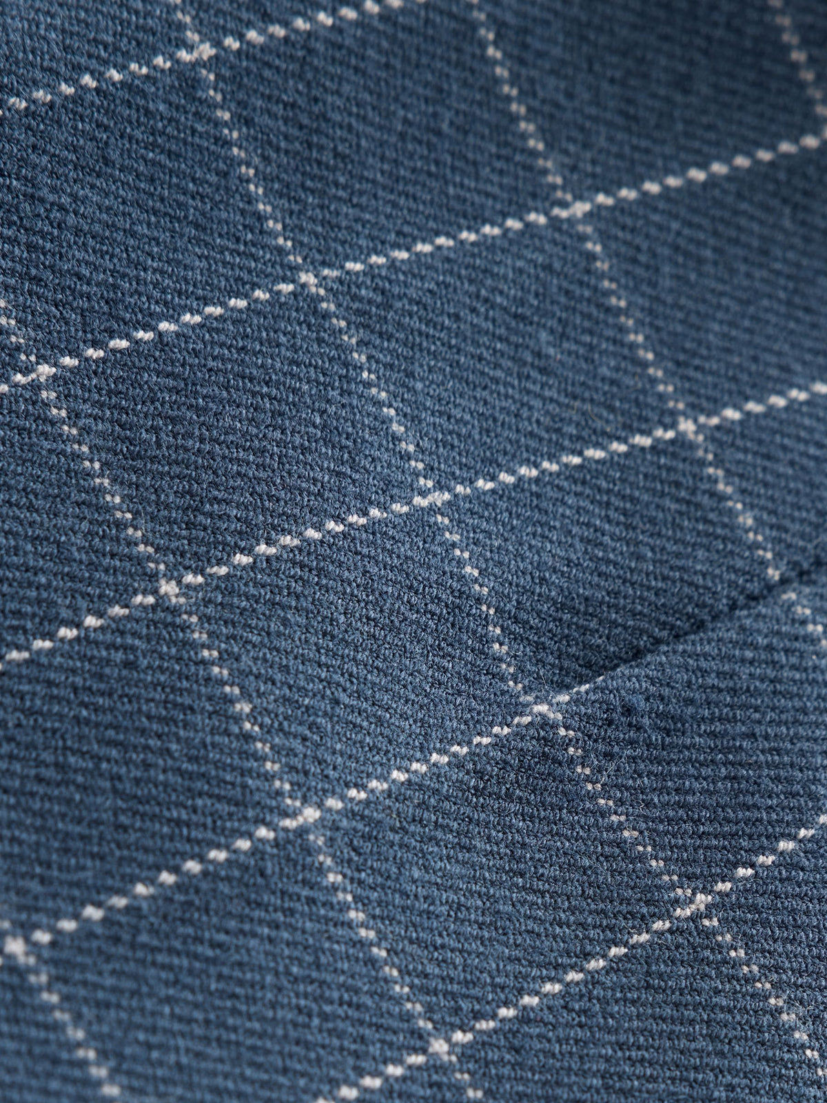 Navy Grid Check Loose Fit Cosy Smart Trousers (3mths-7yrs)