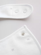 White Sleepsuit, Bodysuit, Hat and Bib Set 4 Piece (0-9mths)