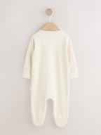 Neutral I Love My Mummy Two Way Zip Baby Sleepsuit (0-18mths)