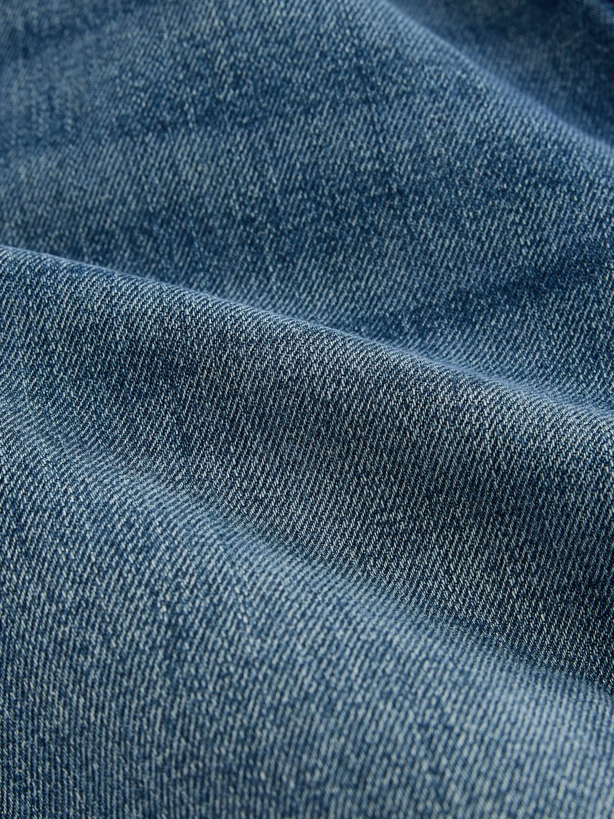 Blue Denim Wide Fit Pull On Jeans (3-16yrs)