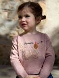 Pink Pooch Embroidered Boxy Jumper (3mths-7yrs)