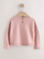 Pink Pooch Embroidered Boxy Jumper (3mths-7yrs)